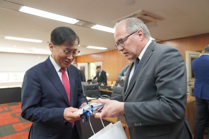 핀란드 University of Oulu 총장단 접견