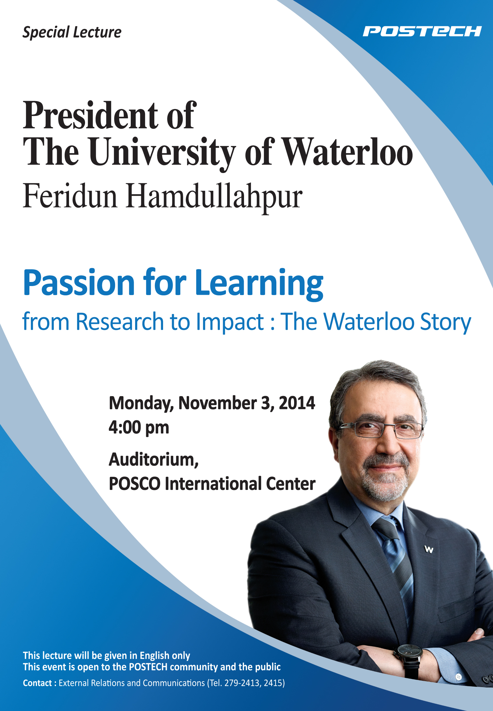 President Feridun Hamdullahpur